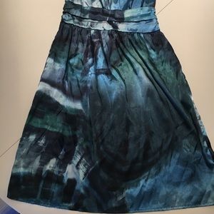 Blue cocktail dress